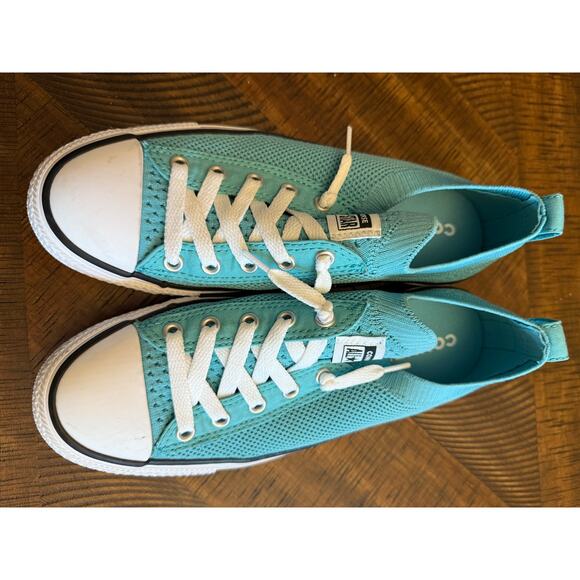 Converse Chuck Taylor All Star Knit Sneakers Harbor Teal 5.5 mens 7.5 womens - Picture 7 of 8